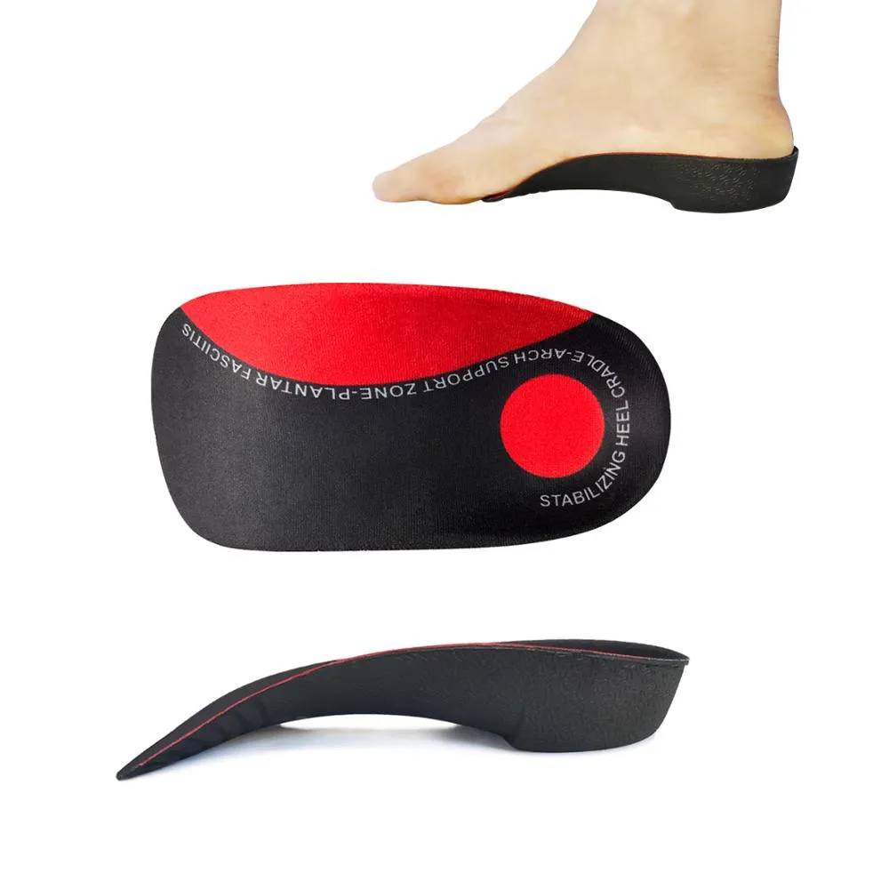 Premium Arch Support Insoles for Severe Flat Feet | Orthotic Inserts for Heel Pain, Plantar Fasciitis Relief | Unisex Shoe Soles for Comfortable Walking