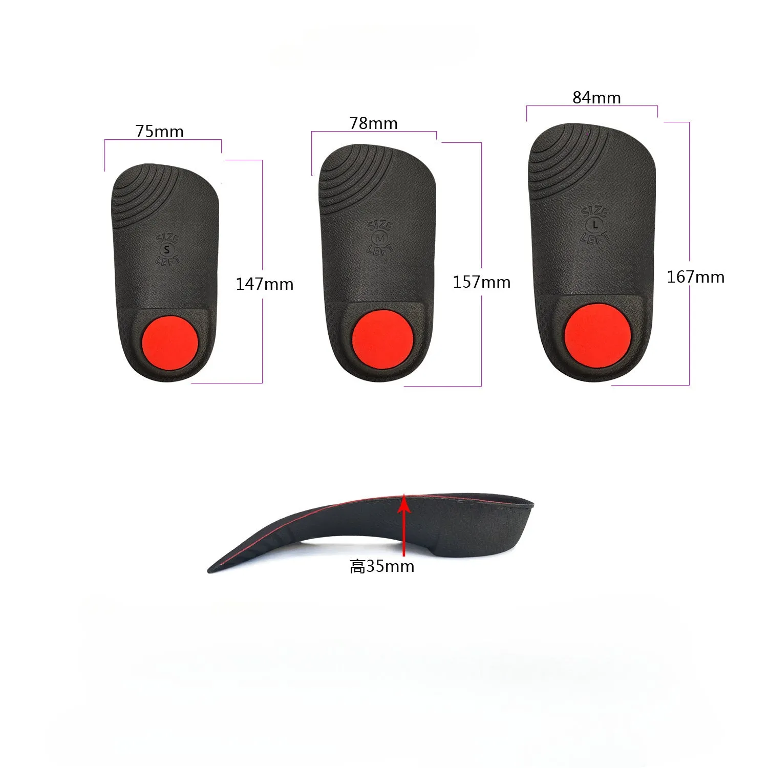 Premium Arch Support Insoles for Severe Flat Feet | Orthotic Inserts for Heel Pain, Plantar Fasciitis Relief | Unisex Shoe Soles for Comfortable Walking