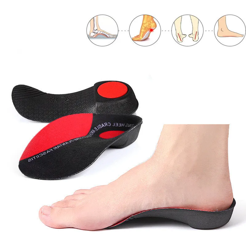 Premium Arch Support Insoles for Severe Flat Feet | Orthotic Inserts for Heel Pain, Plantar Fasciitis Relief | Unisex Shoe Soles for Comfortable Walking