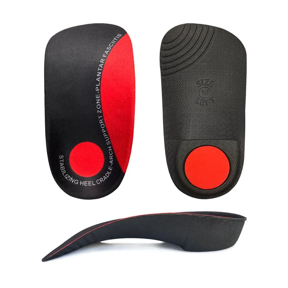 Premium Arch Support Insoles for Severe Flat Feet | Orthotic Inserts for Heel Pain, Plantar Fasciitis Relief | Unisex Shoe Soles for Comfortable Walking