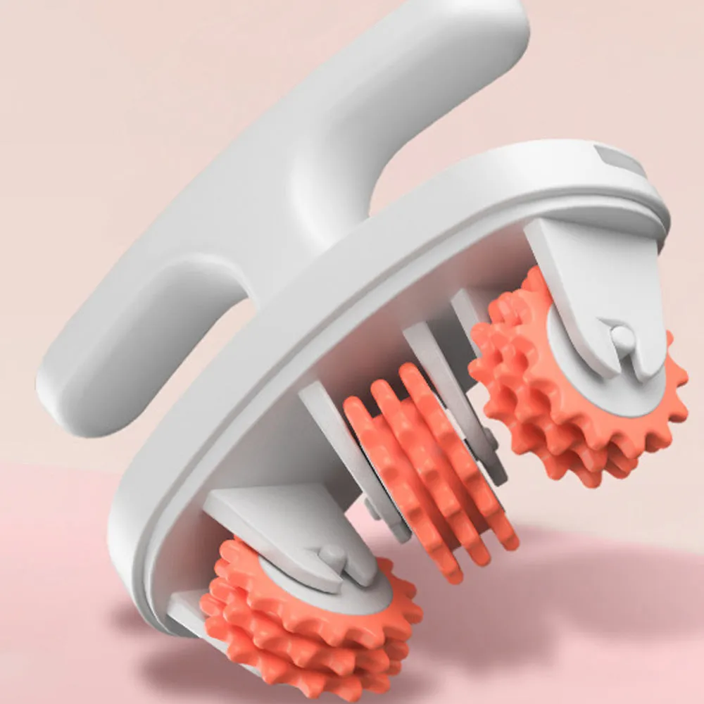 Premium Cellulite Massager, Manual Muscle Roller for Leg, Neck, Arm, Foot, Pelvic Floor Muscle Trainer, Non-Slip Handle, Ergonomic, High-Density PP, Portable and Comfortable