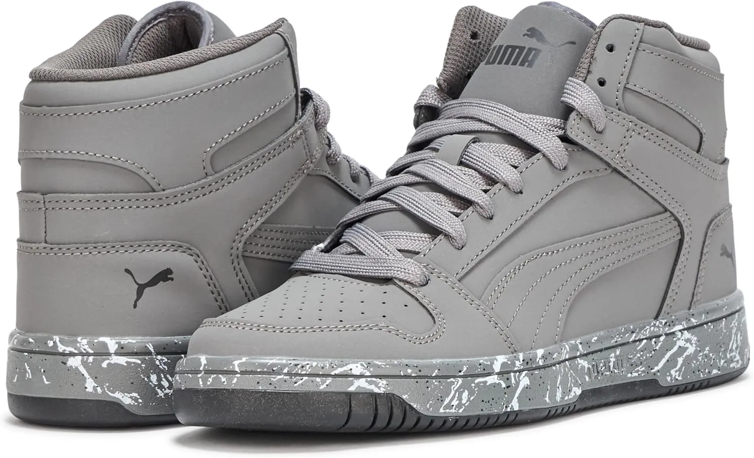 PUMA Unisex-Child Rebound Layup Mid Shoes Sneaker