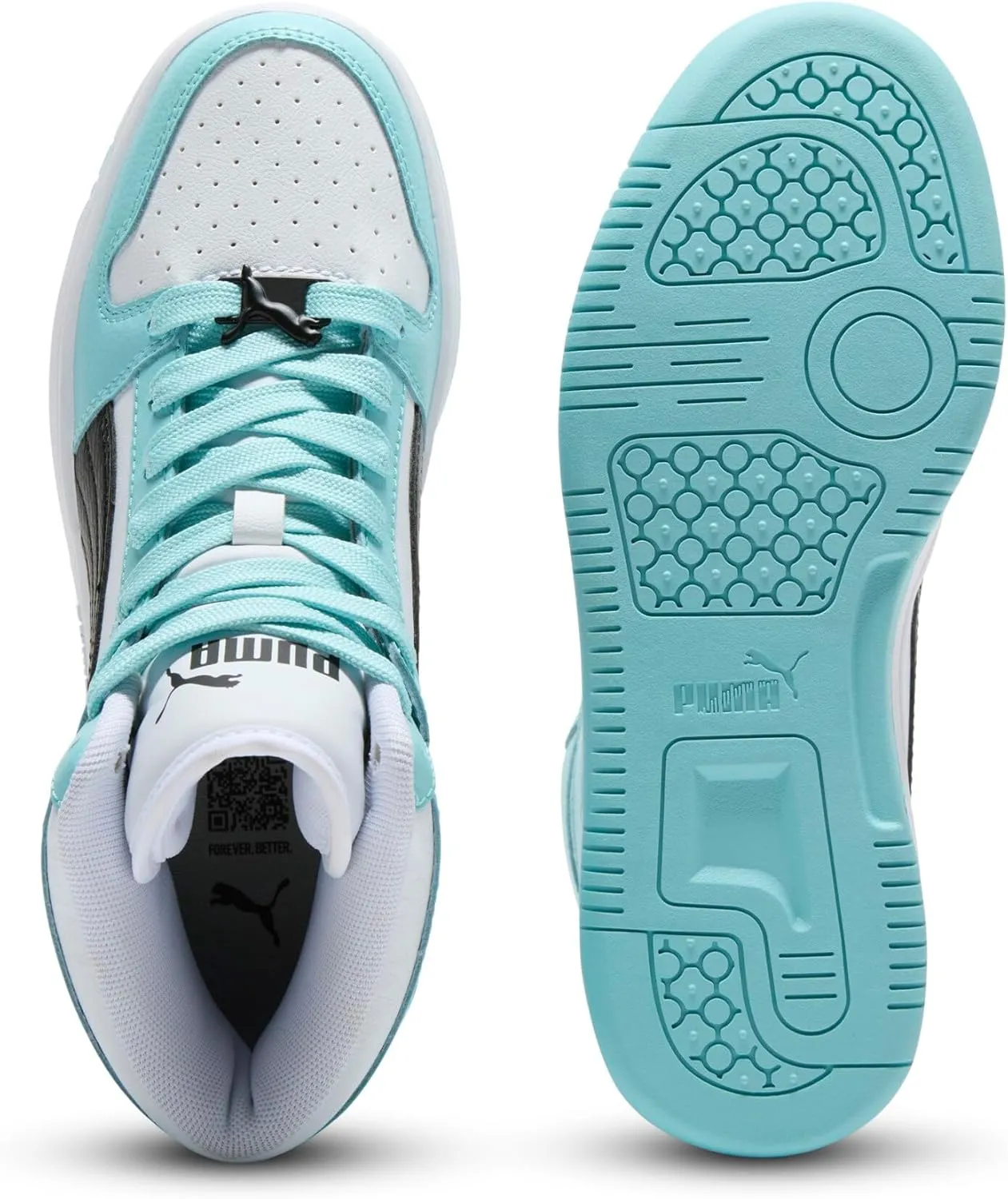 PUMA Unisex-Child Rebound Layup Mid Sneaker