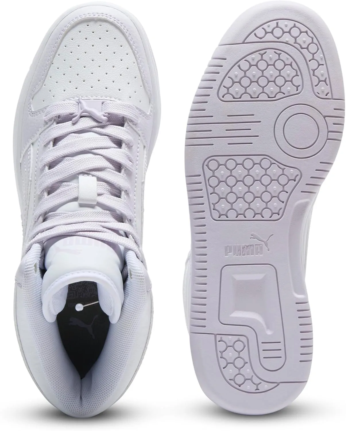 PUMA Unisex-Child Rebound Layup Mid Sneaker