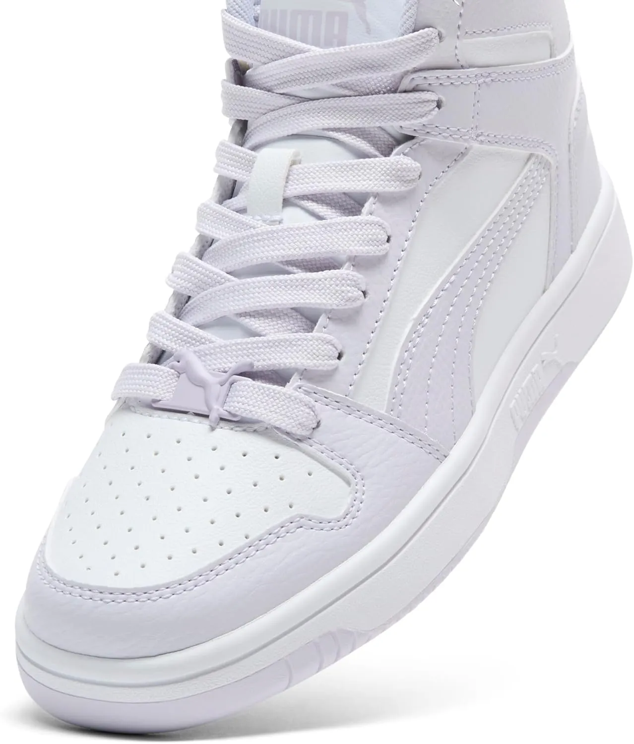 PUMA Unisex-Child Rebound Layup Mid Sneaker