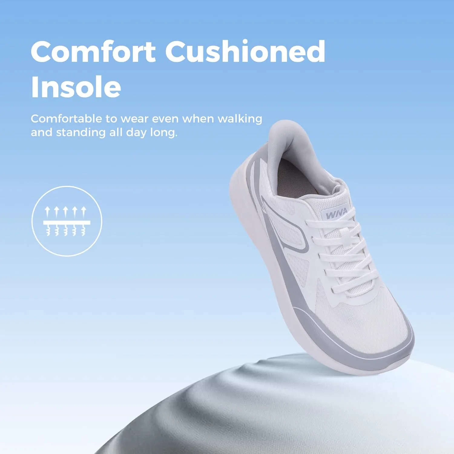 QAUPPE Wide Toe Box Walking Shoes for Men | Zero Drop Minimalist Design | Arch Support for Plantar Fasciitis | Slip-On Tennis Shoes US 8-12