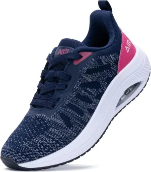 QAUPPE Womens Walking Shoes with Arch Support Athletic Orthotic Sneakers for Women Foot Pain Relief