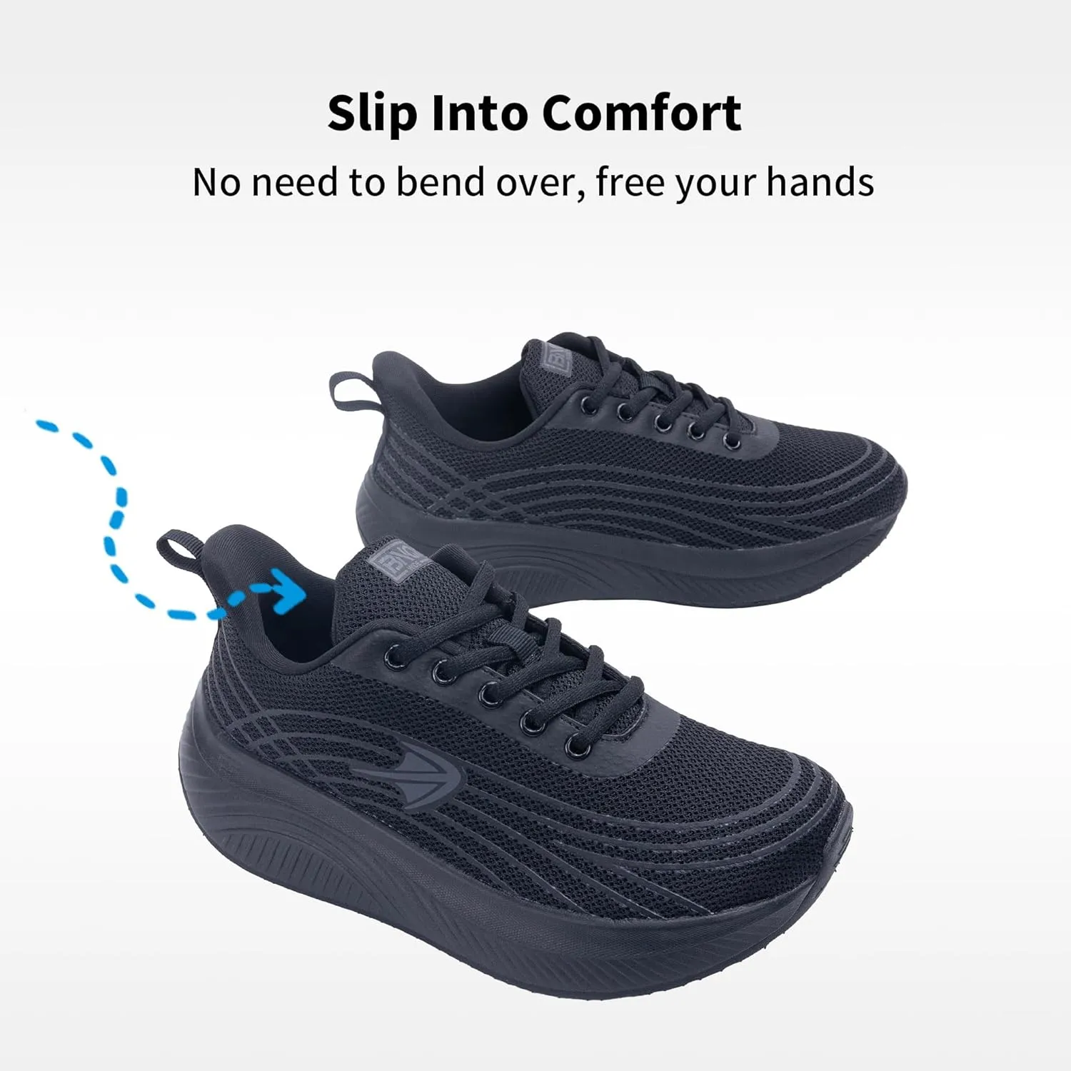 RomenSi Wide Toe Box Shoes Women Arch Support Walking Shoes Comfortable Wide Width Tennis Sneakers for Plantar Fasciitis Relief US 6-11