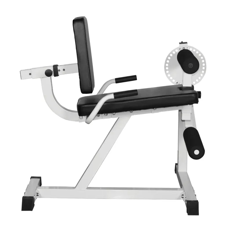 Rootz Leg Extension Leg Trainer - Fitness Device - Home Gym Equipment - Robust Steel - Adjustable Features - Comfortable Padding - 113cm x 95cm x 99cm