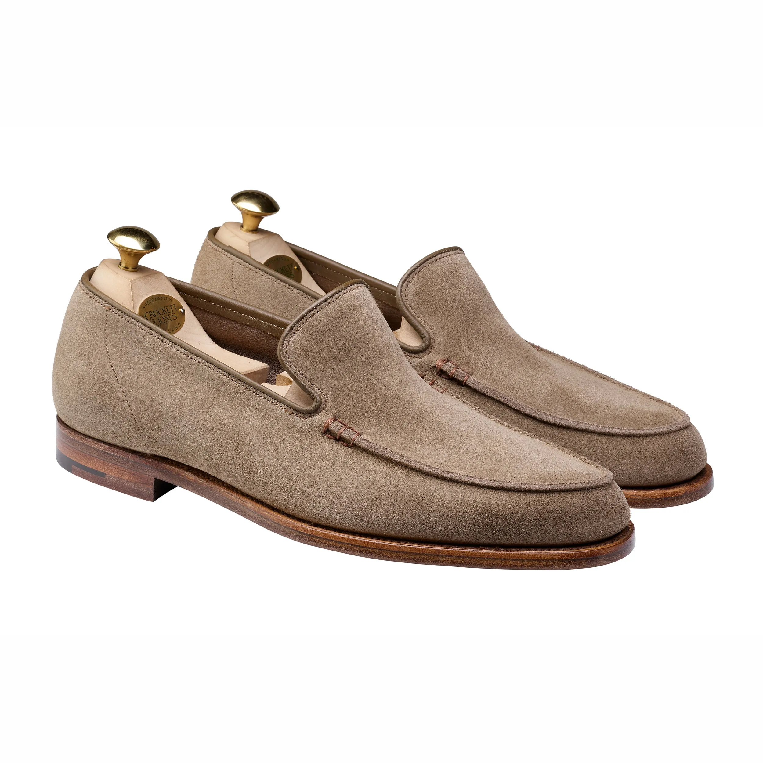 Salcombe Khaki Suede 'Superflex' Crockett & Jones