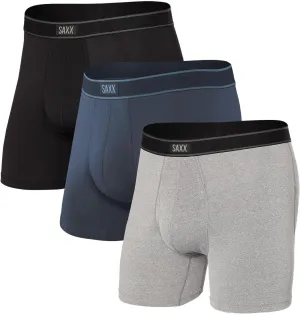 SAXX Underwear Co. - Men's Daytripper Boxer Brief Fly 3Pk With Built-In Pouch Support - Underwear For Men
