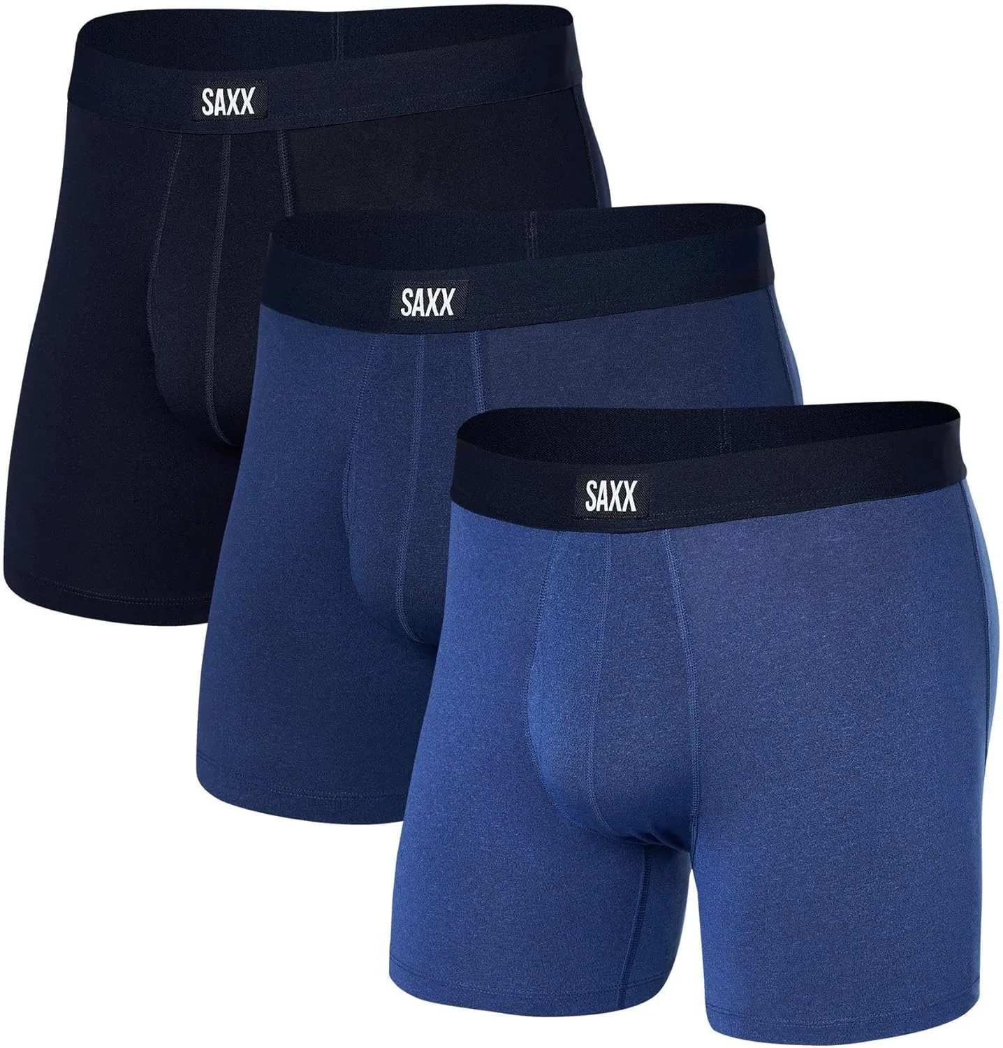 SAXX Underwear Co. - Men's Daytripper Boxer Brief Fly 3Pk With Built-In Pouch Support - Underwear For Men