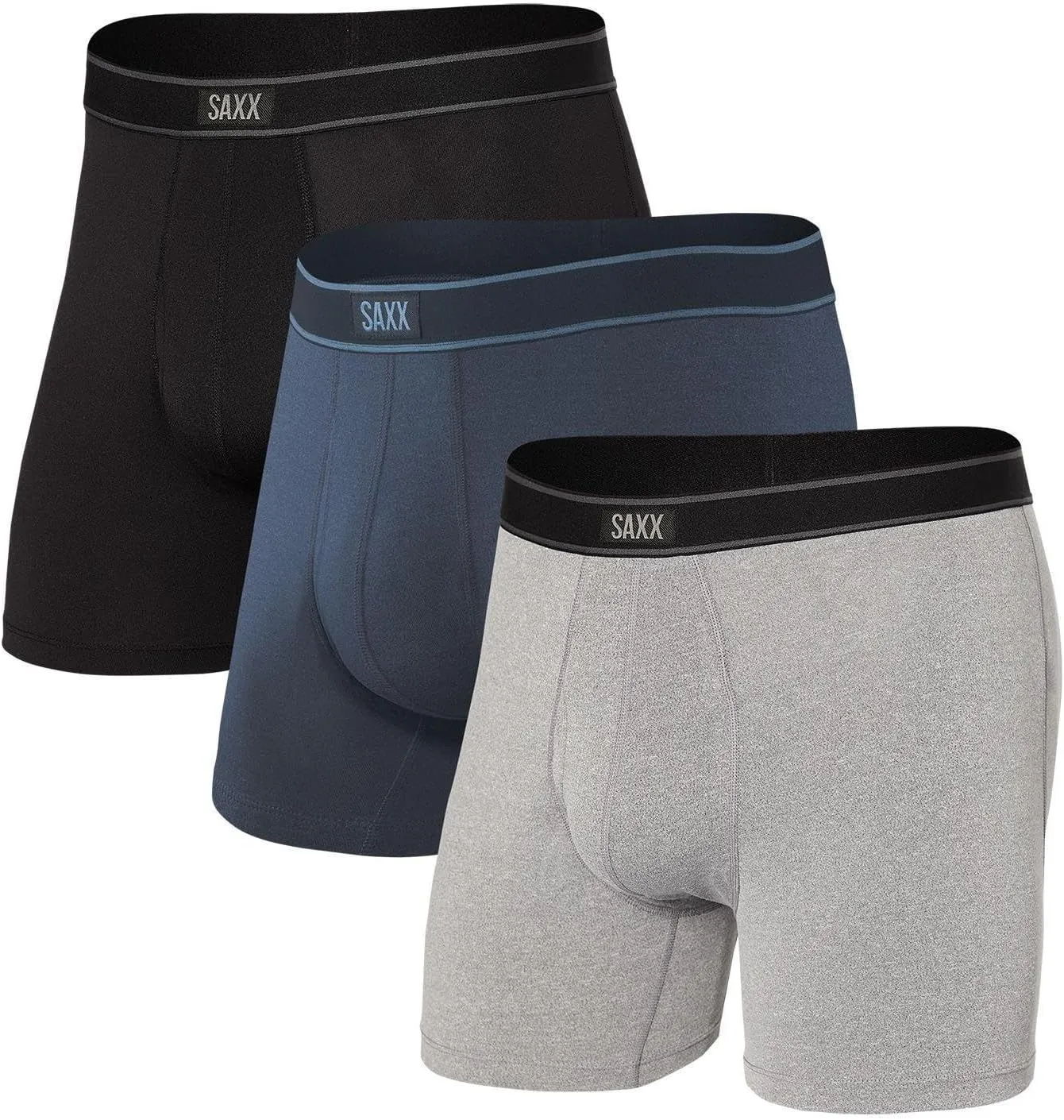 SAXX Underwear Co. - Men's Daytripper Boxer Brief Fly 3Pk With Built-In Pouch Support - Underwear For Men