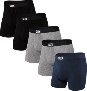 SAXX Underwear Co. Men's Underwear with Pouch Support Ultra Boxer Brief Fly, 5 or 7 Pack