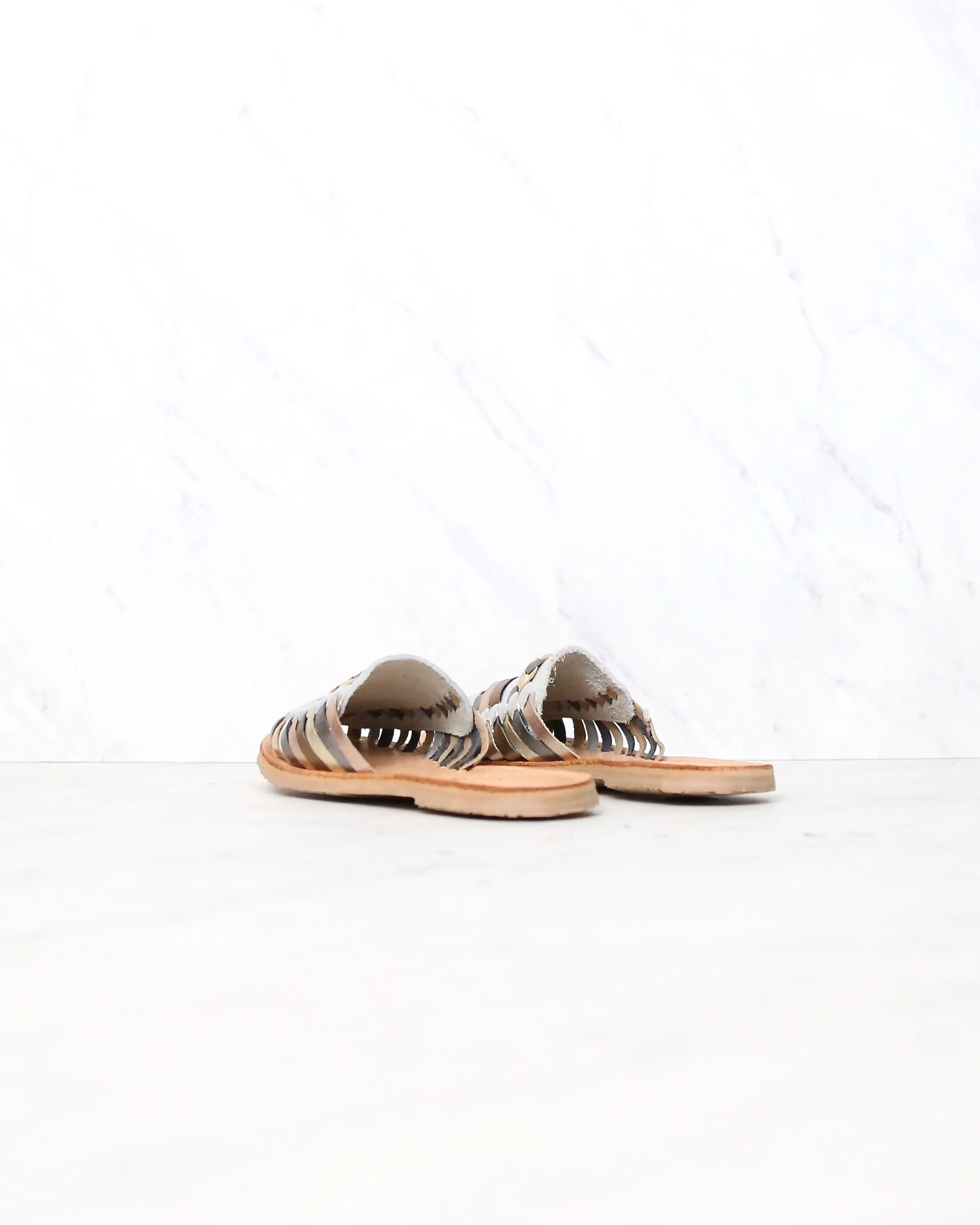 Sbicca - Baines Huarache Women's Flat Sandal in Silver/Multi