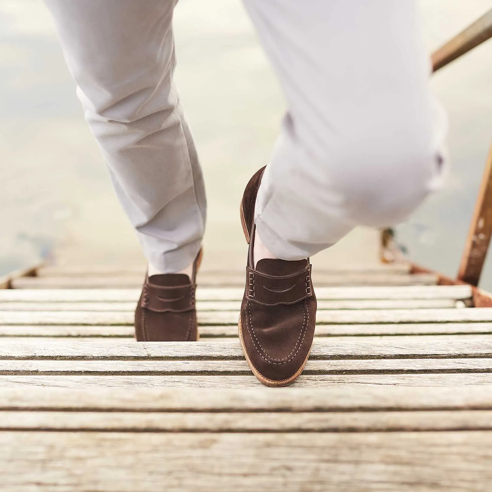 Seaton Dark Oak Suede 'Superflex' Crockett & Jones