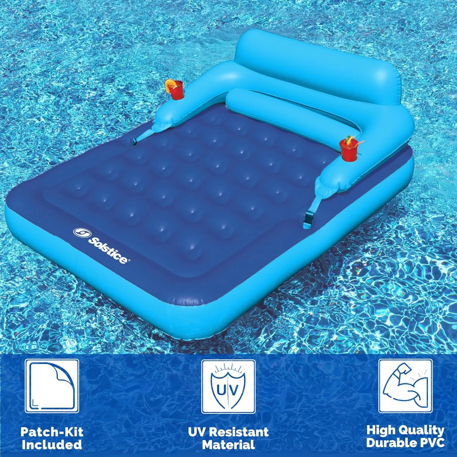 Solstice by Swimline Malibu Mattress, Multicolor (16152)