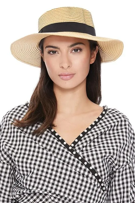 Spring/Summer Flat Top Wide Brim Women's Hat