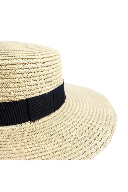 Spring/Summer Flat Top Wide Brim Women's Hat