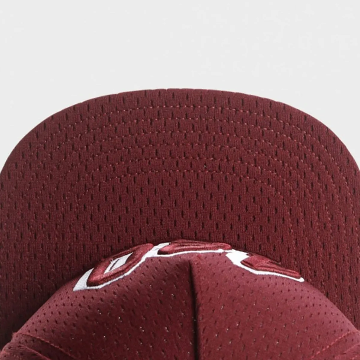Summer breathable mesh flat brim snapback hat