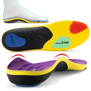 TANSTC Insoles for Standing All Day Men Medium Arch Support Shoe Inserts for Women Flat Feet Pain Relief Orthotics Inserts Sport Shock Absorption Insoles Shock Absorption Work Boot,XL