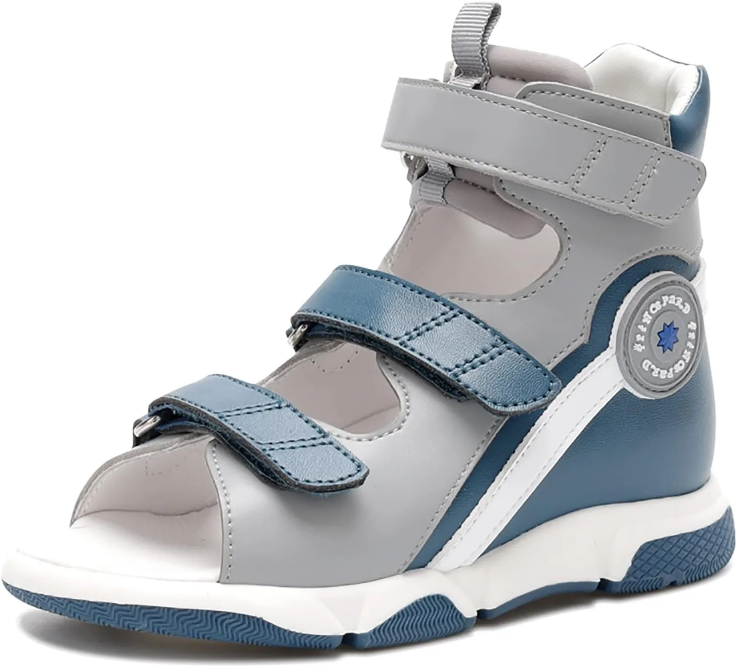 Toddlers Orthopedic Sandals with Arch and Ankle Support,High-top Corrective Shoes for Kids