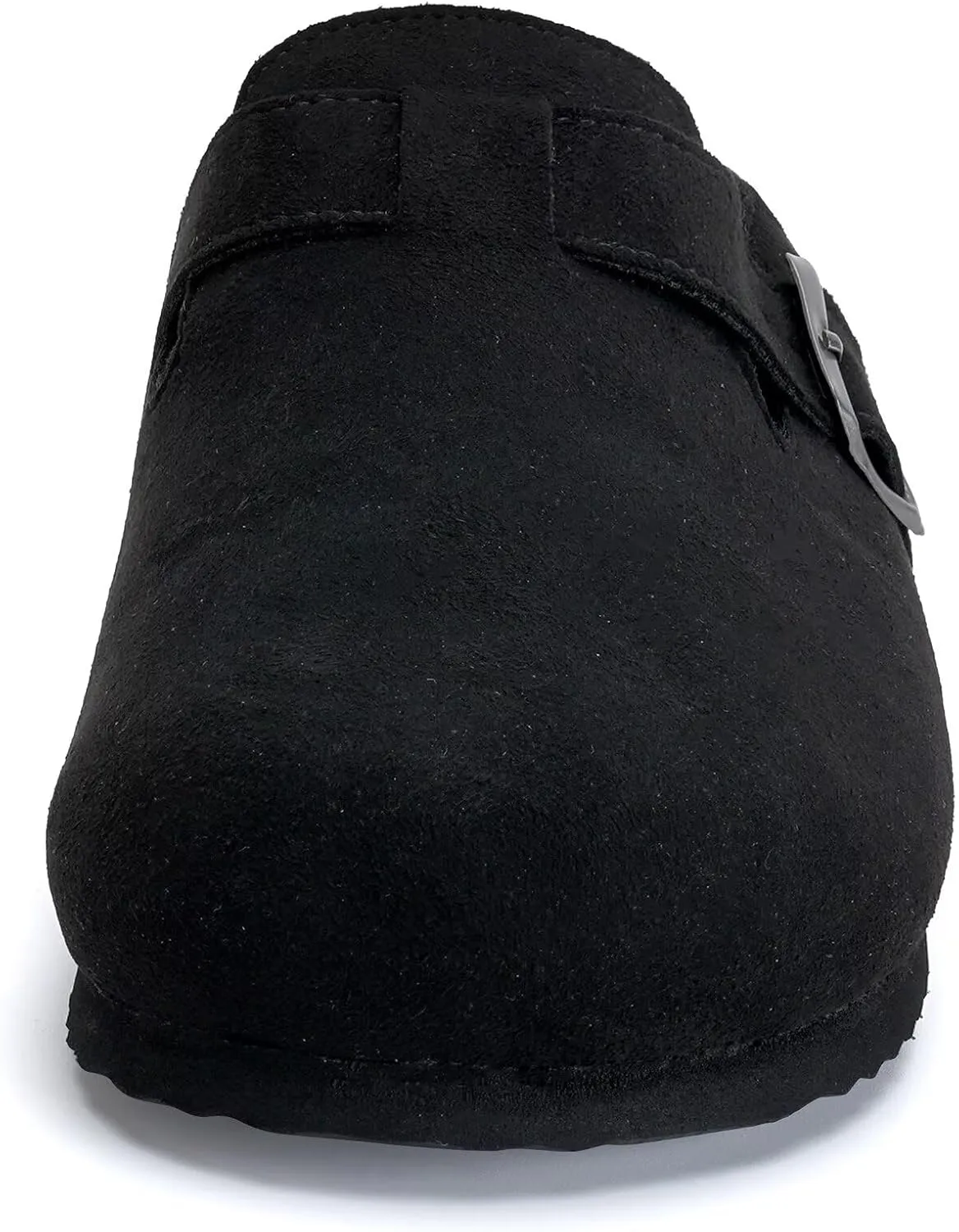 Torotto Womens Clogs Fuzzy Cork Footbed Slippers Arch Support Potato Shoes with Adjustable Buckle
