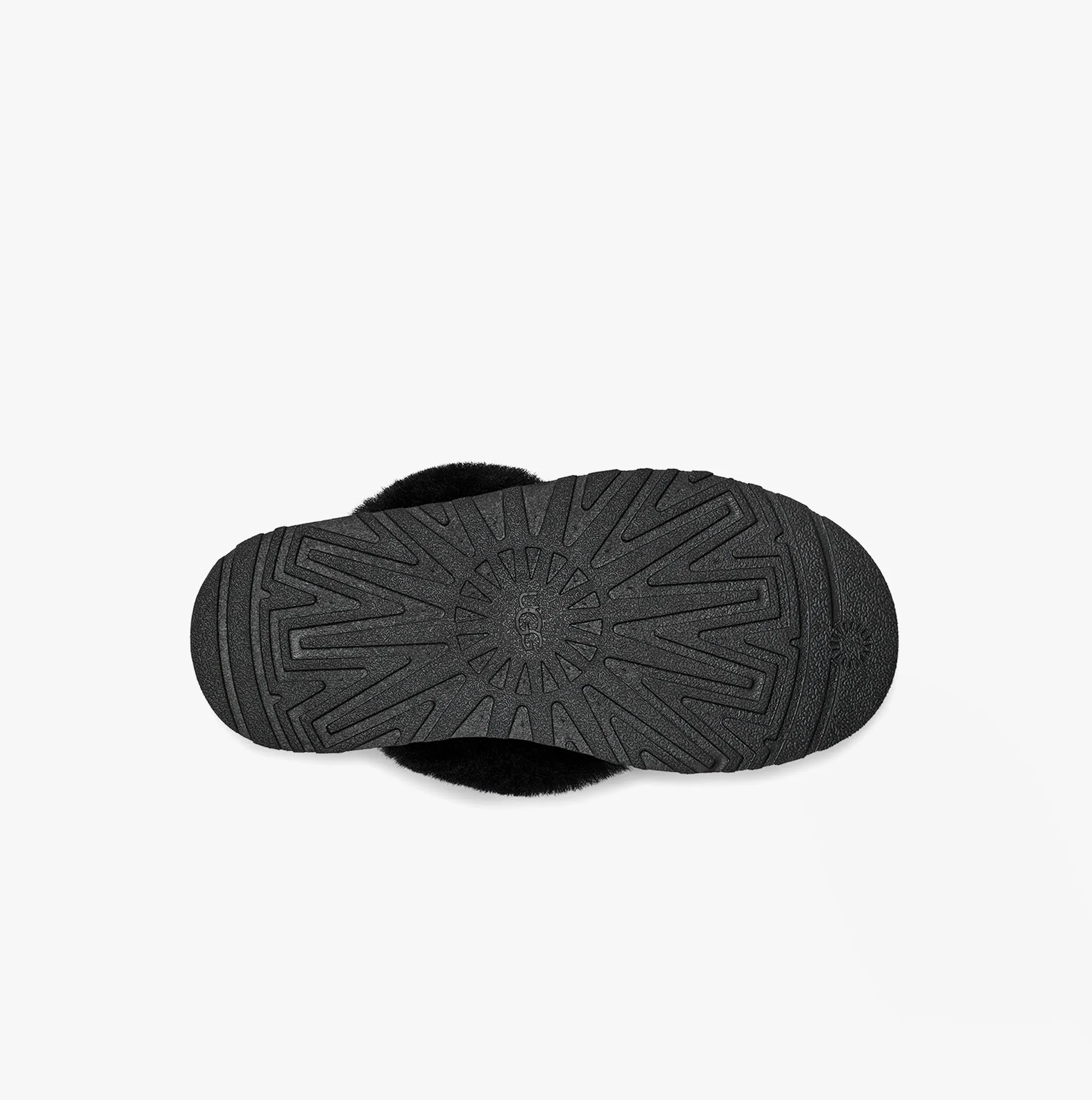 UGG FUNKETTE Unisex Kids Slippers Black