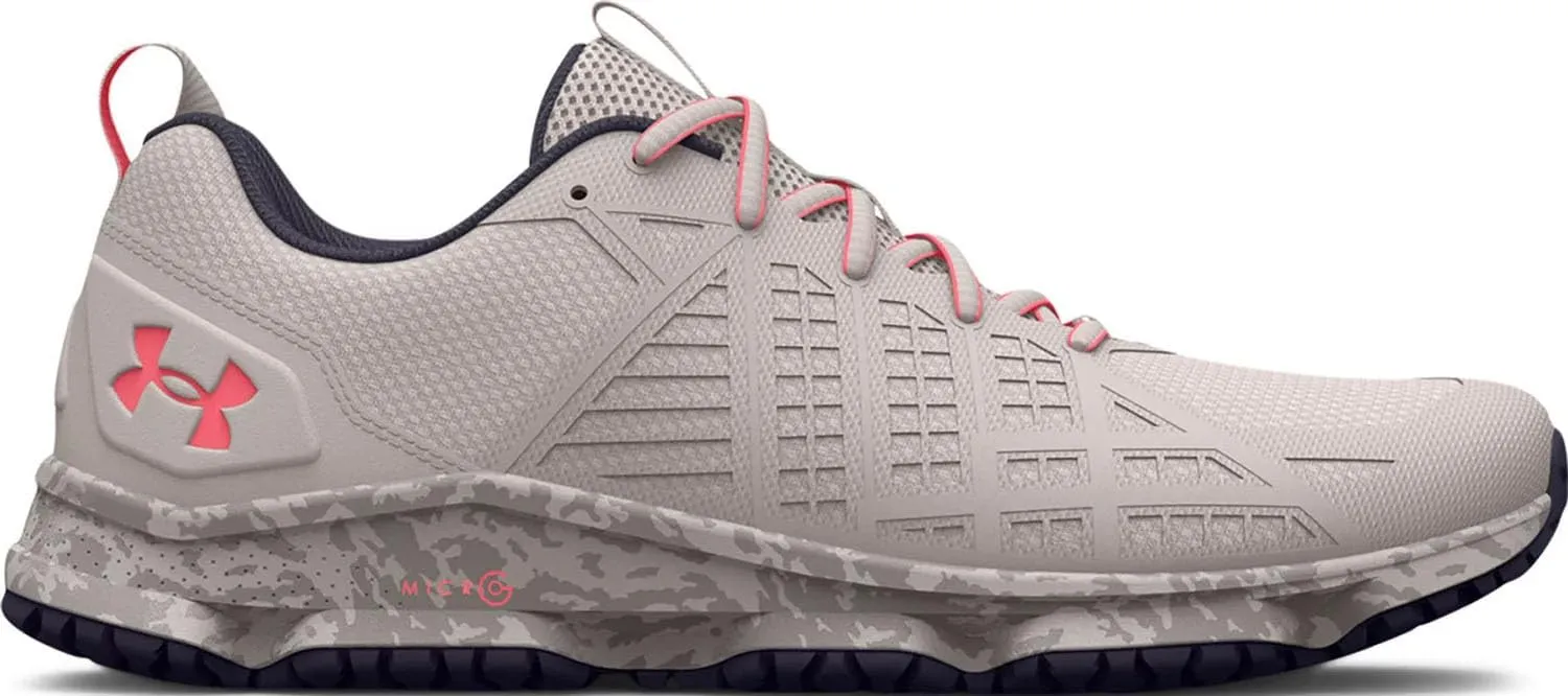 Under Armour Women's UA Micro G Strikefast Running Shoes (Grey/Blue 102, US Footwear Size System, Adult, Women, Numeric, Medium, 9)