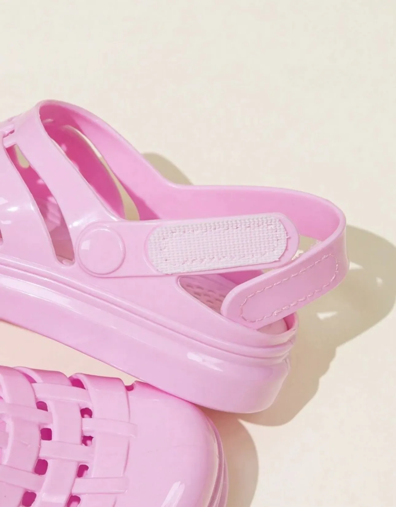 ÅVA Cute Girls' Crystal Jelly Breathable Flat Summer Sandals