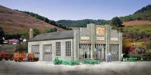 Walthers Cornerstone Series Kit HO Scale State Line Farm Supply Grey