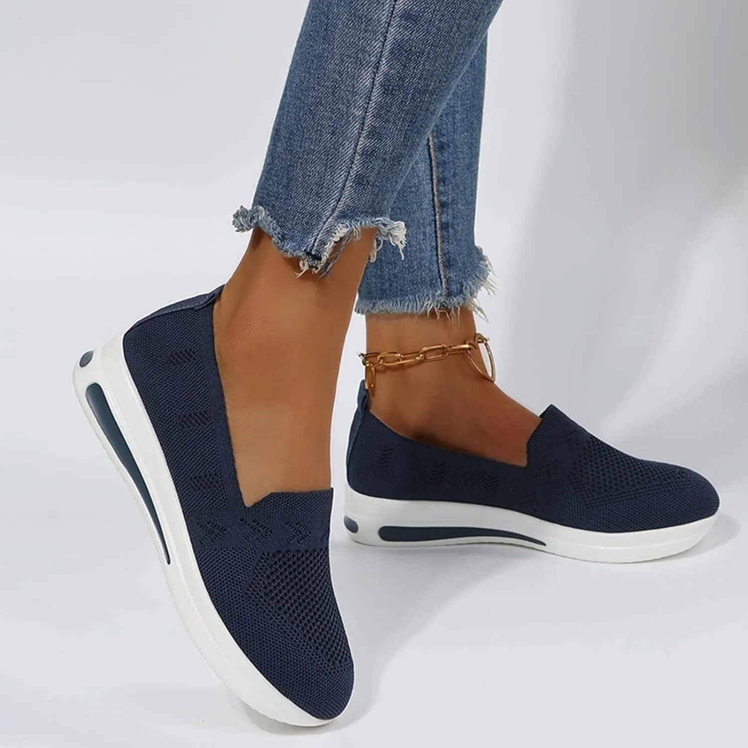 Wedge Sneakers for Women White Tenis OrtopéDicos para El Arco De Pies De Mujer Arch Support Wide Width Casual Shoes for Women Black Sequin Gym Shoes for Women Women's Slip On Shoes Size 7.5 W