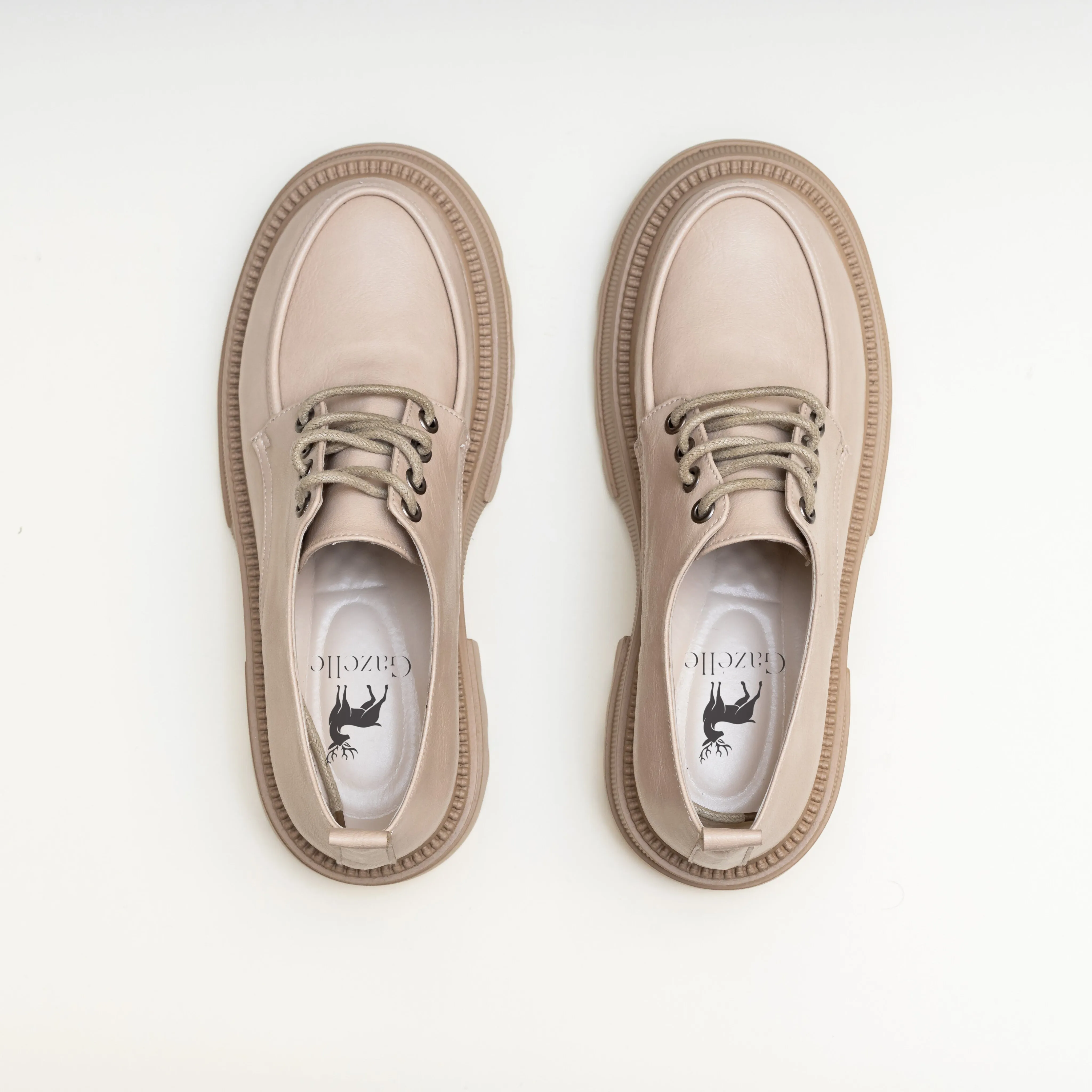 Women Beige Chunky College Laces