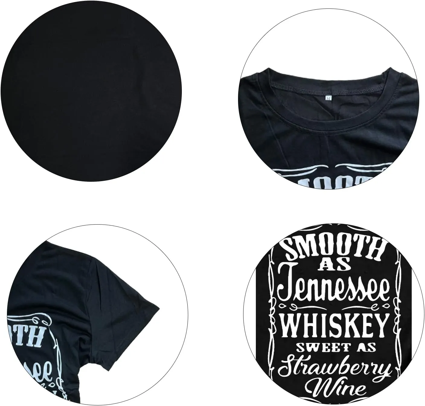 Women Graphic Vintage Band Tees Country Western Cowgirl Casual T-Shirt