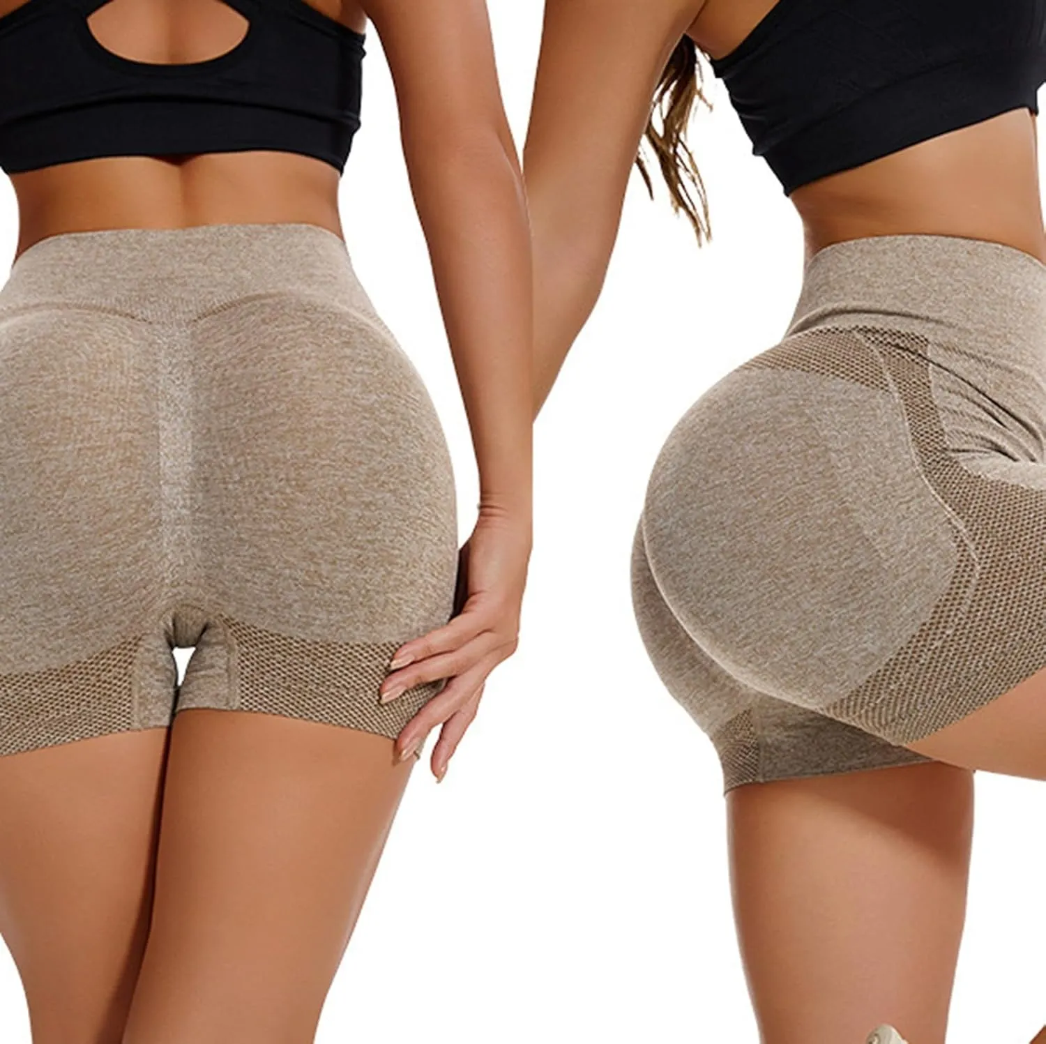 Women Workout Impact Shorts Women's Sports Skinny Hip Quarter Pants High Waisted Yoga Fitness Pants Short Pants