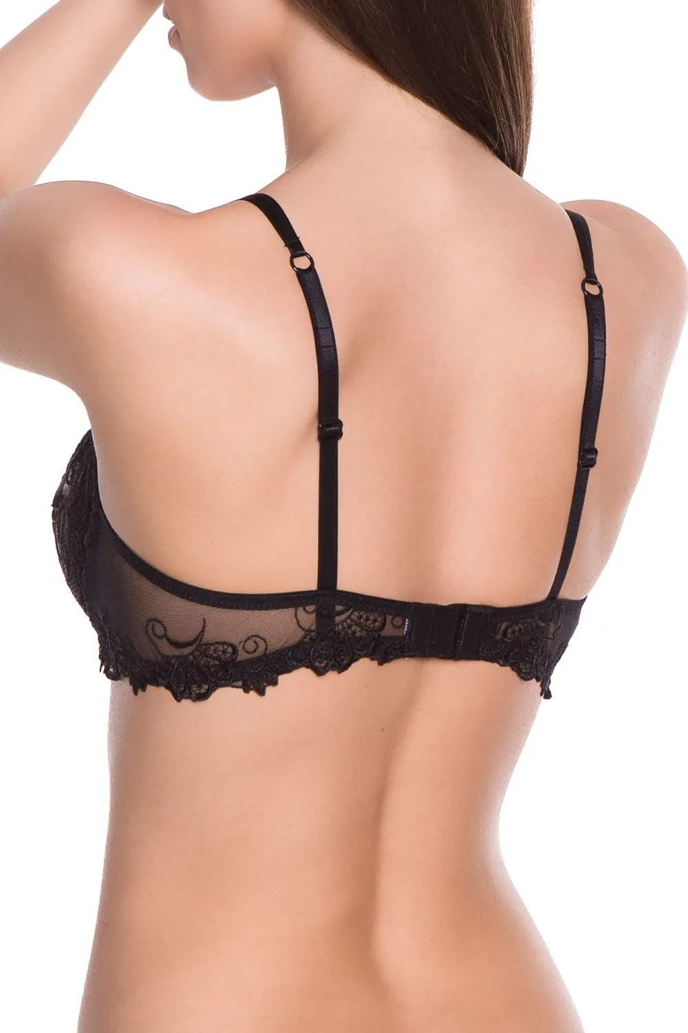 Women's ACC3088 Dressing Floral Demi Cup Bra