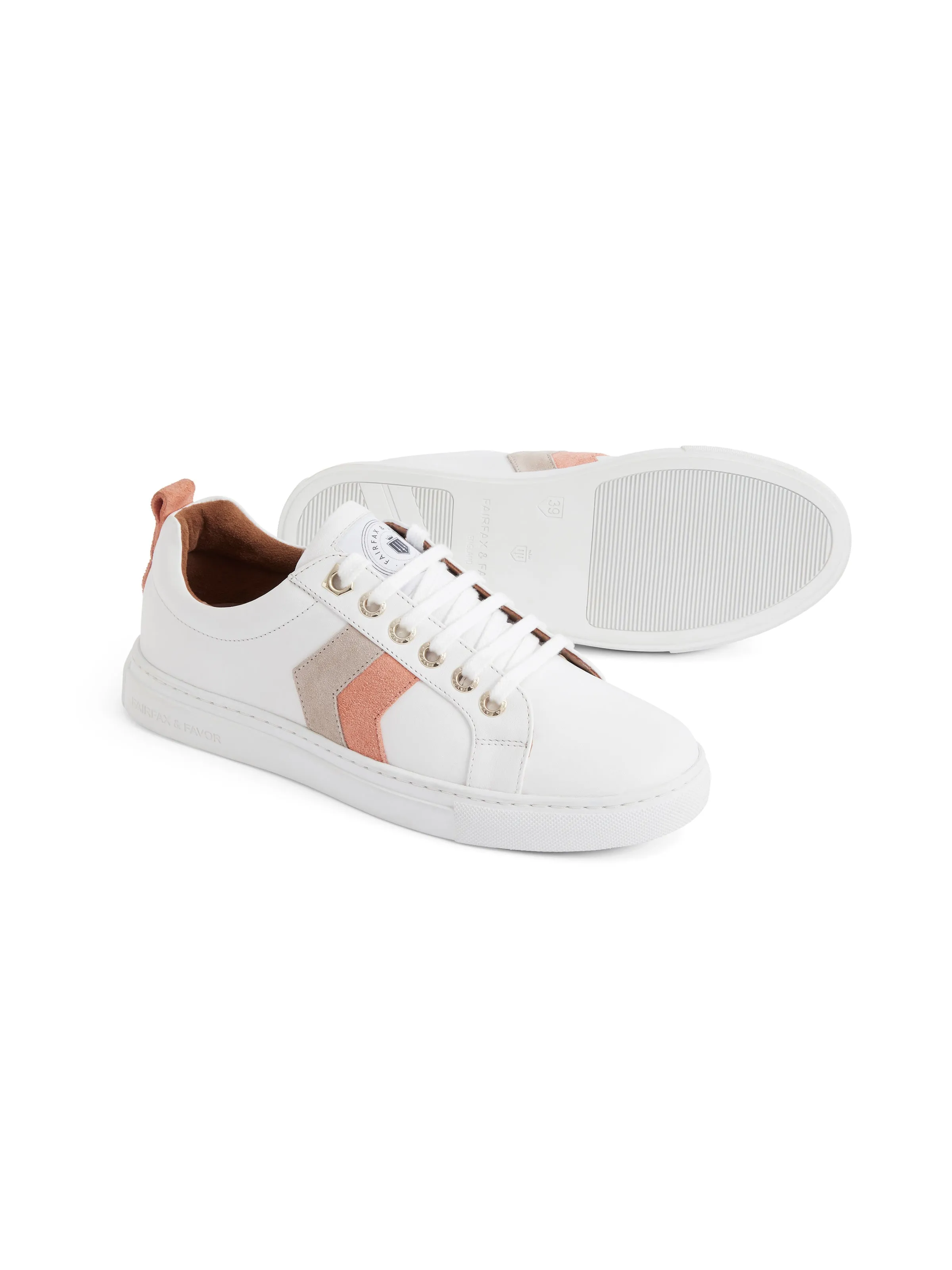 Womens Alexandra Leather Trainer