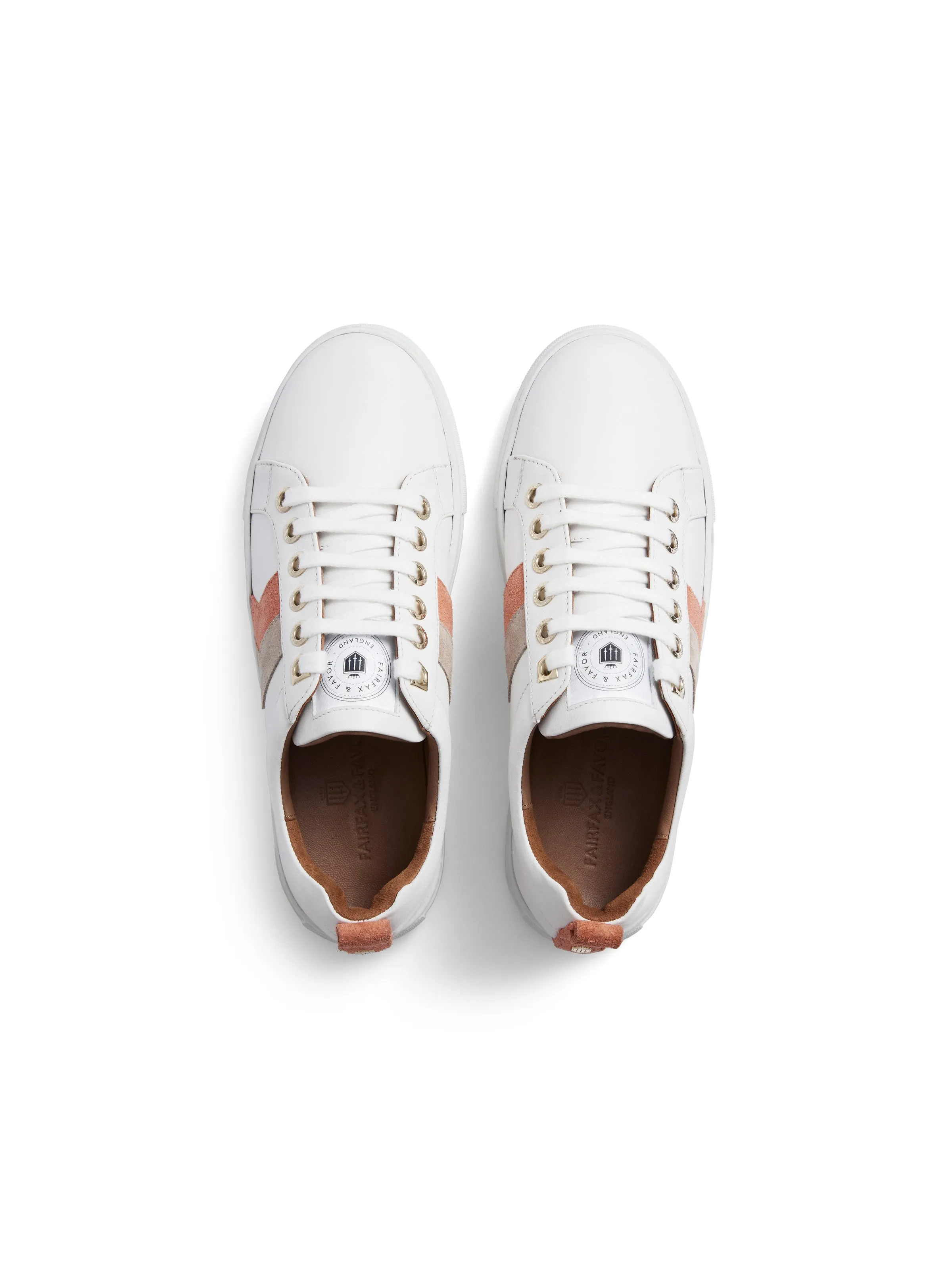 Womens Alexandra Leather Trainer