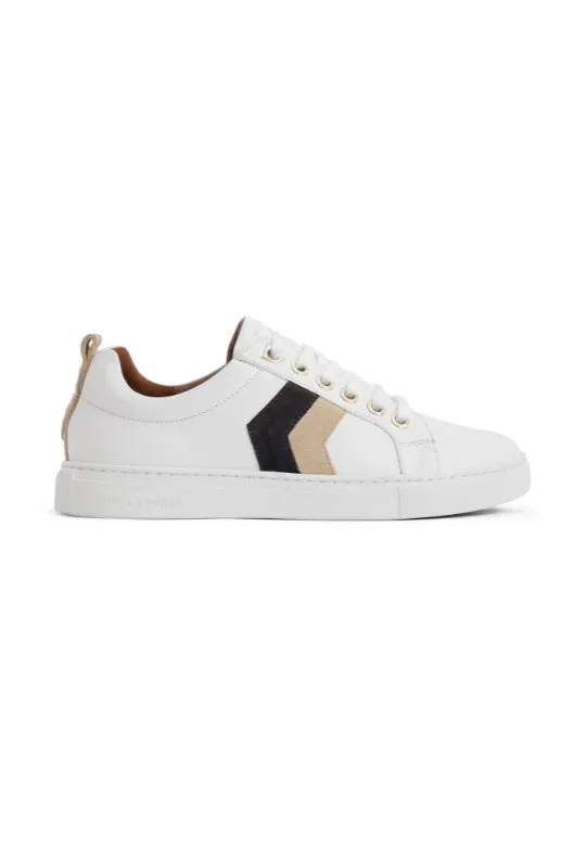 Womens Alexandra Leather Trainer