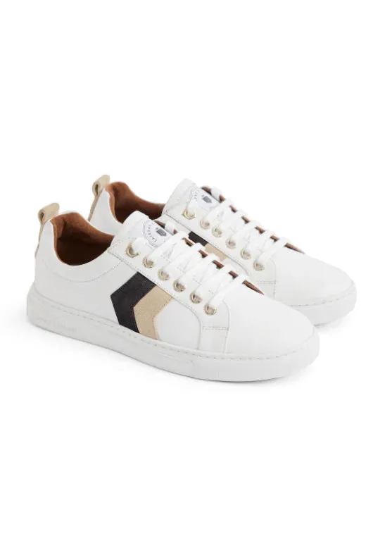 Womens Alexandra Leather Trainer