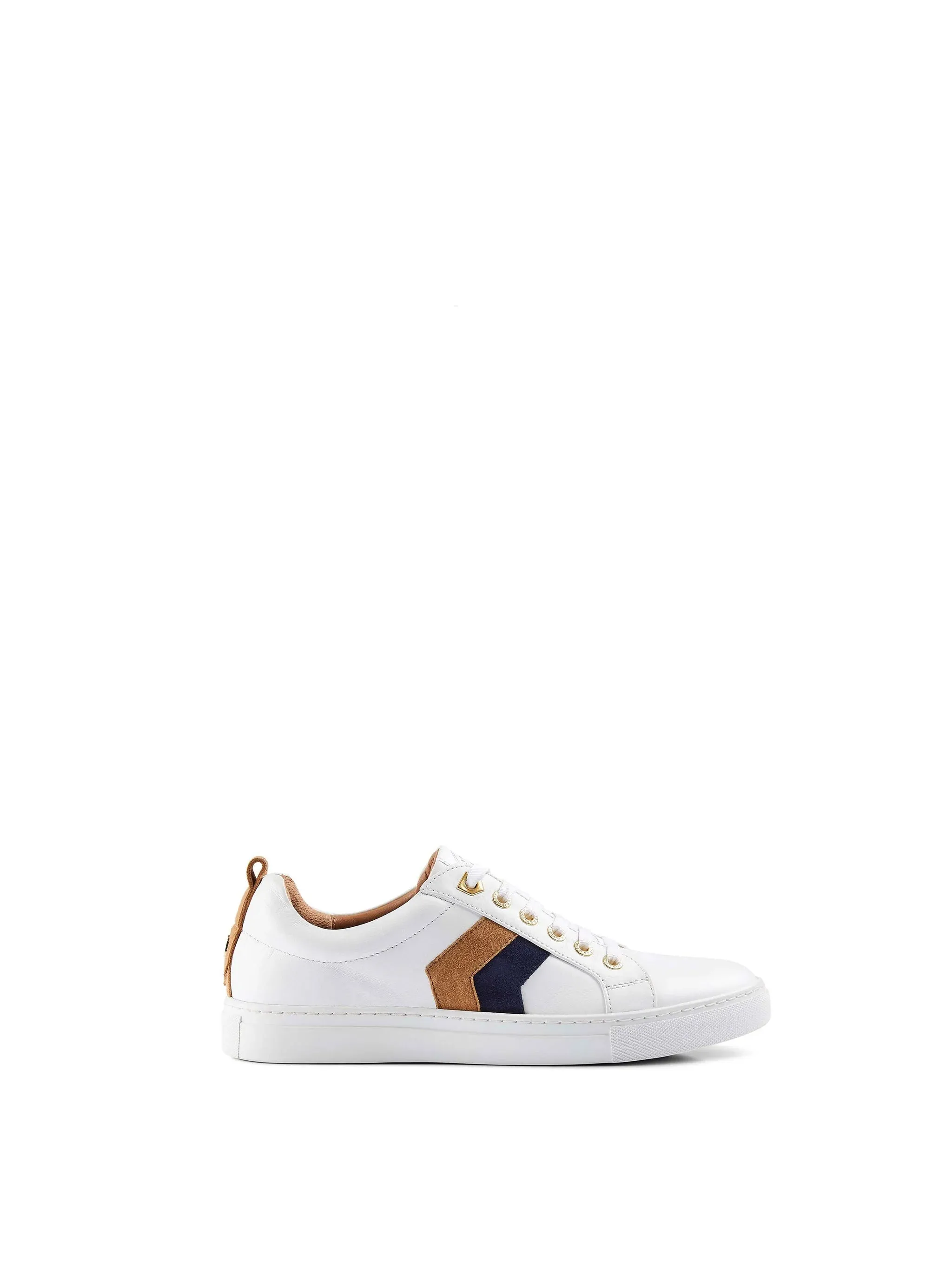 Womens Alexandra Leather Trainer