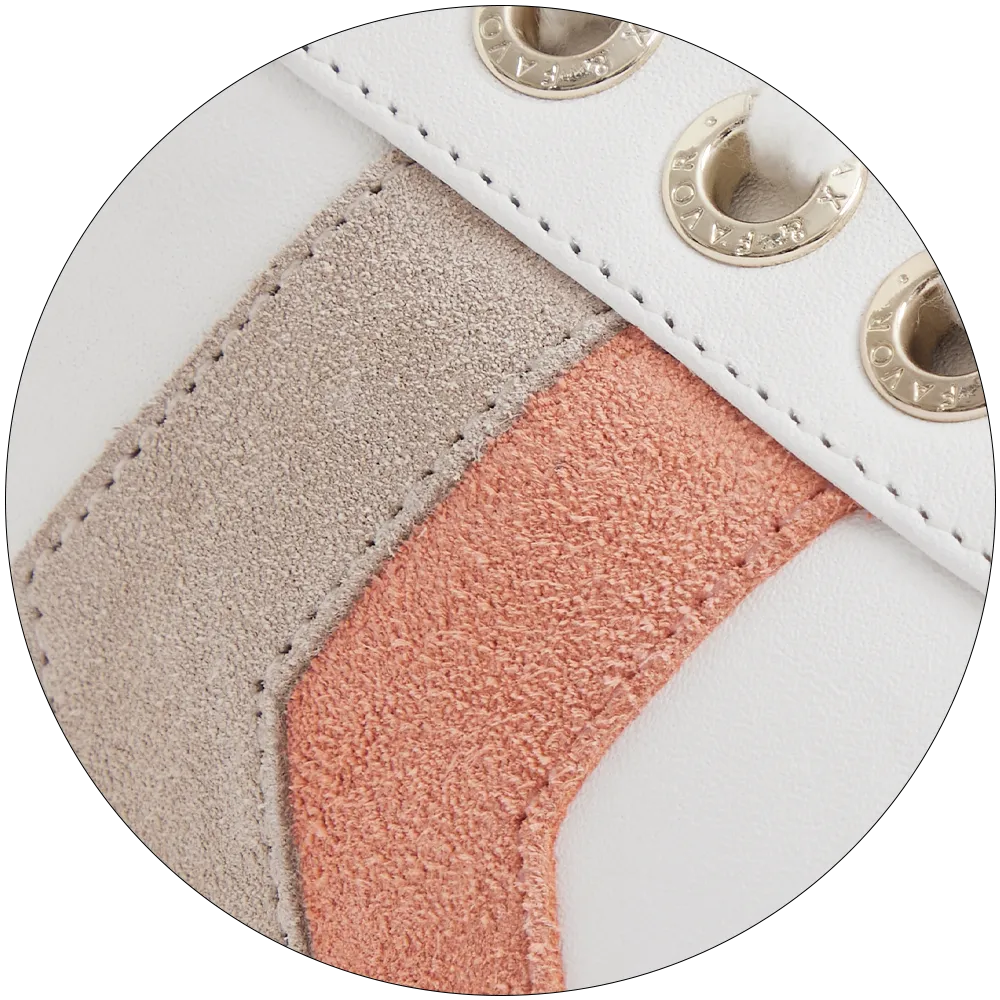 Womens Alexandra Leather Trainer