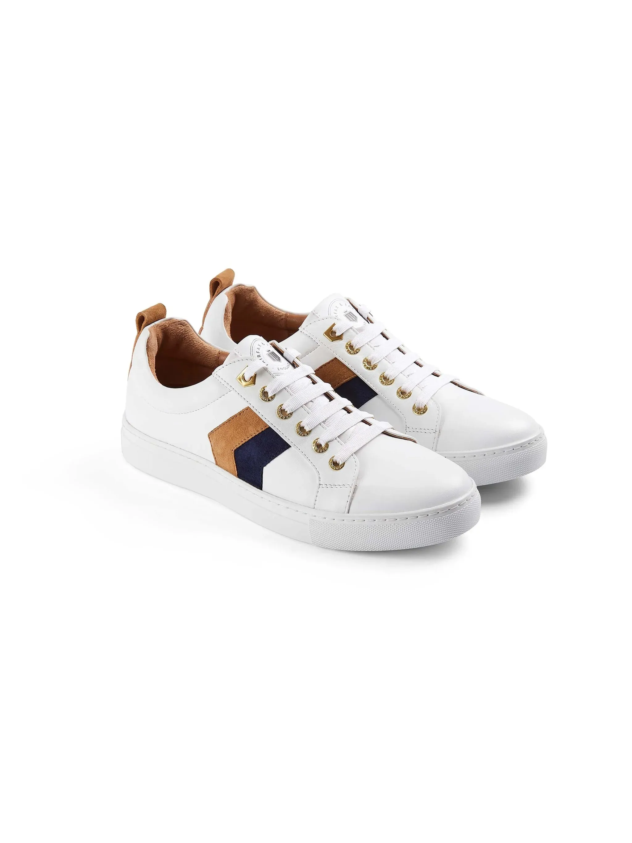 Womens Alexandra Leather Trainer
