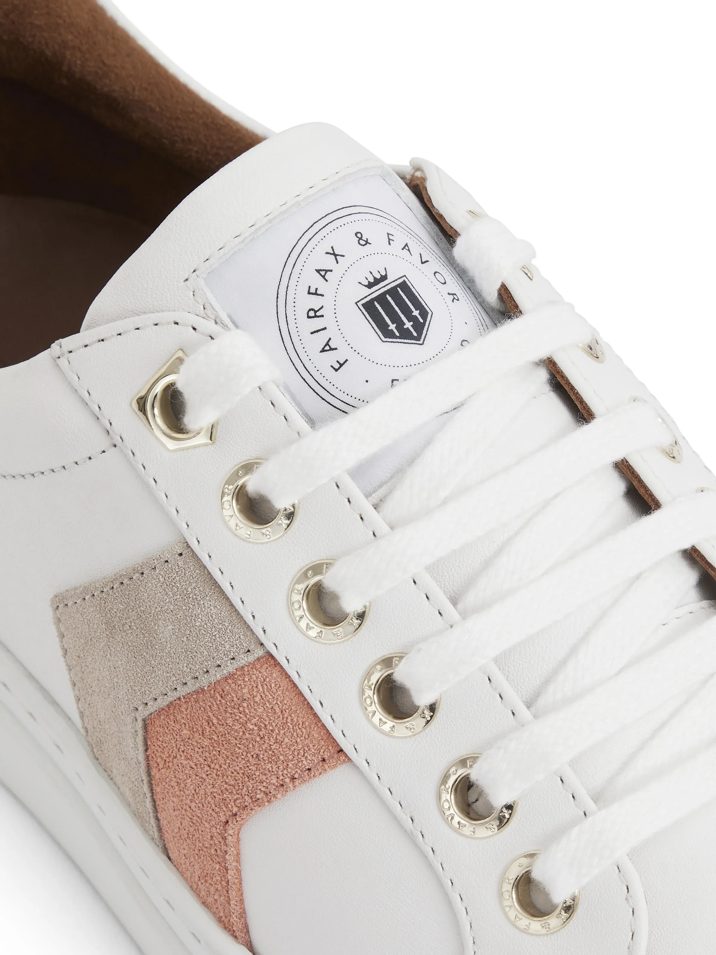 Womens Alexandra Leather Trainer