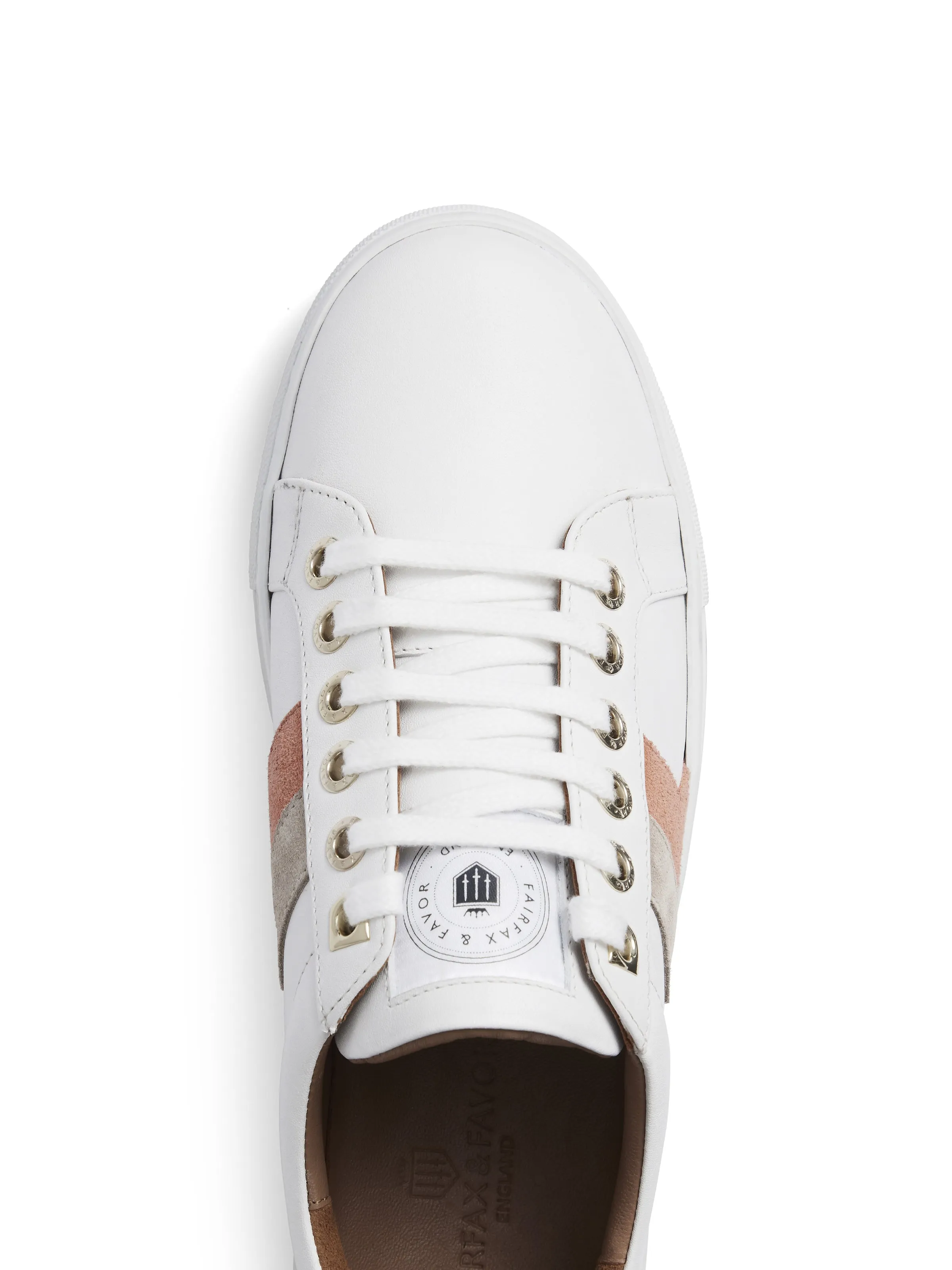 Womens Alexandra Leather Trainer
