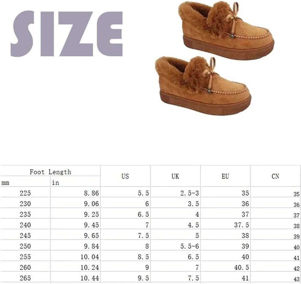 Women's Boots Round Head Thick Sole Orthopedic Arch-Support Wool Thick Warm Cotton Shoes,Cotton Shoes Winter Platform