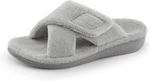 Women's Fuzzy Orthotic Arch Support Slippers Orthopedic Plantar Fasciitis Furry House Slide Slippers