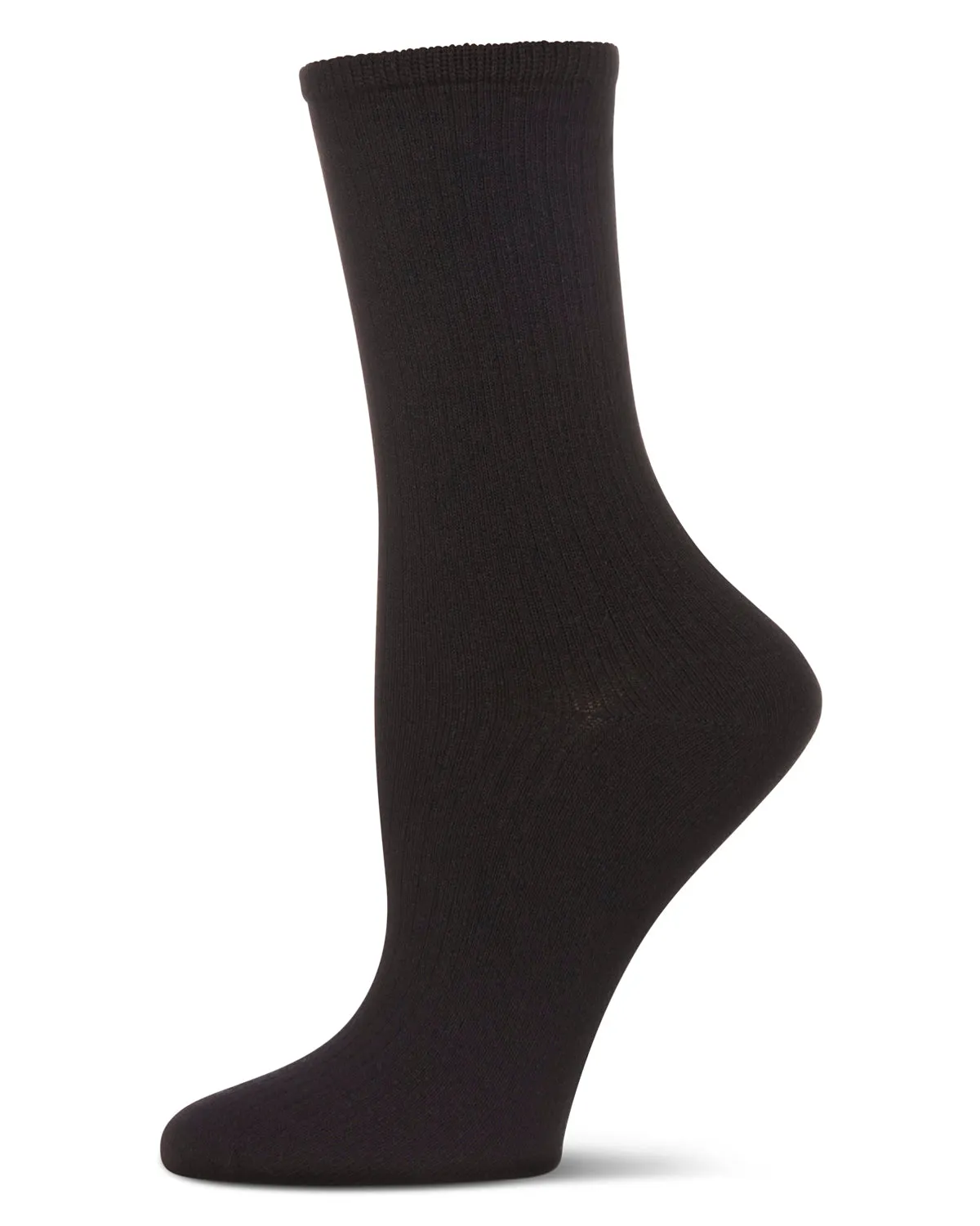 Women's Organic Cotton Flat Knit Breathable Crew Sock