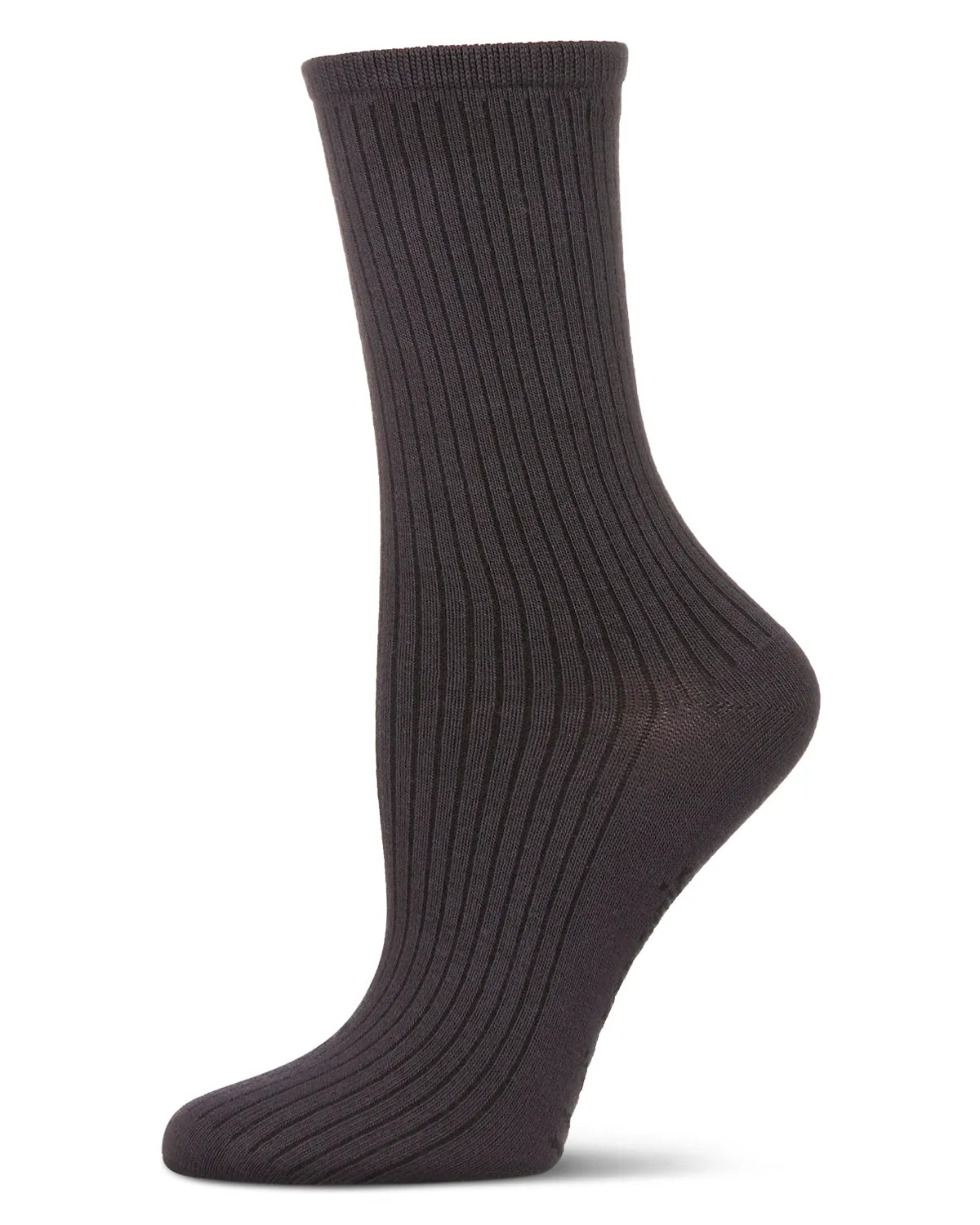 Women's Organic Cotton Flat Knit Breathable Crew Sock