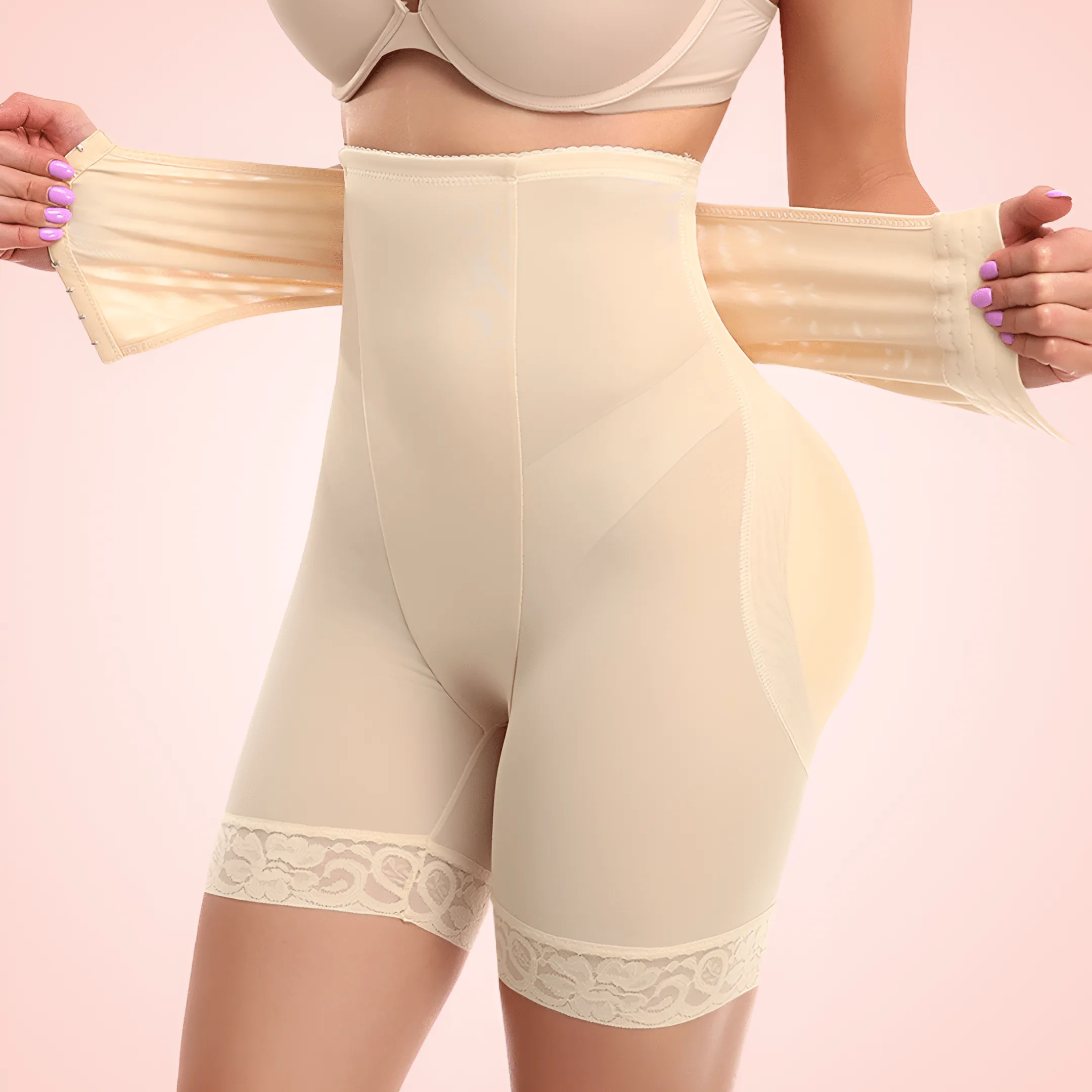 Women's Padded Waist Trainer and Tummy Tucker Shorts